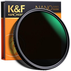 K&F CONCEPT Concept NANO-X Variable ND2-ND32 가변필터 8K AGC Glass 55mm