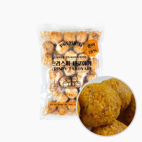 타코붐 크리스피 왕 타코야끼 1kg(45mm/30알) 문어18%, 1개, 1kg