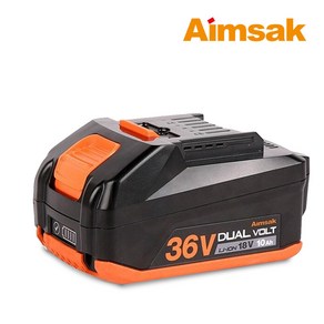 아임삭 듀얼 배터리 B50L36F 36V-5.0Ah 18V-10.0Ah 송풍기배터리 배터리잔량, 1개