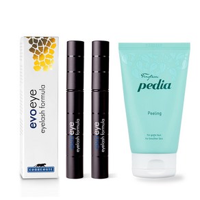 독일 에보보떼 에보아이 아이래쉬 포뮬라 속눈썹 영양제, 혼합세트, 3ml, 2개