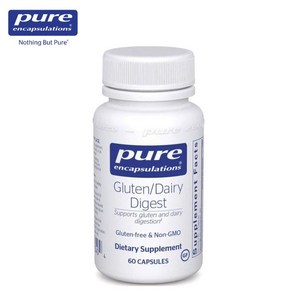 Pue Encapsulations 미국 프로테아제 락타아제 Gluten Daiy Digest 60캡슐, 60정, 1개