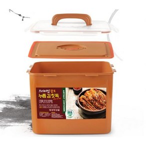 (SM)프리미엄 황토 누름 김칫독, 황토김칫독20L x1개, 1개