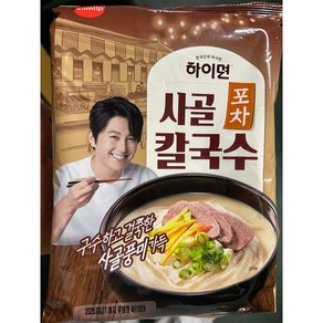 삼립 하이면 포차 사골 칼국수, 3개, 366g