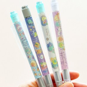 TOMBOW 모노그래프 스미코구라시 샤프(0.5mm) 귀여운 캐릭터 문구 필기구 학용품, 3.C타입