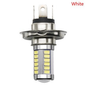 자동차 전조등 5630 전구 안개등 H4 LED 램프 33 SMD 12V 개, WT, 1개