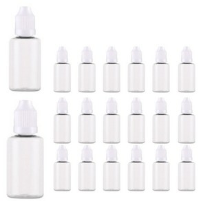 27리빙 휴대용 화장품 뾰족캡 소분공병 20개, 30ml 일자 뾰족 화이트