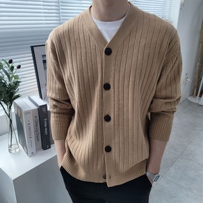 [당일출고] 남자 가디건 브이넥 니트 스웨터 간절기 cardigan