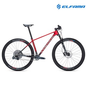 2023 엘파마 판타지아 퀘이사 GX1 카본 MTB 자전거, L(440), 스파크레드, 1개