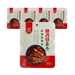 식다락 훠궈 마라탕 소스 120g, 5개