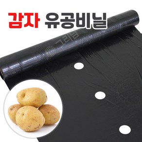 감자 전용 유공 멀칭비닐 텃밭 농사용 검정비닐, 감자 유공비닐 3번, 1개