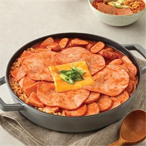 콰트로 햄치즈 부대찌개 밀키트 2인분 (라면사리) / 캠핑 요리 289664, 1개