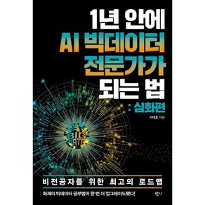 1년 안에 AI 빅데이터 전문가가 되는 법: 심화편:비전공자를 위한 최고의 로드맵, 반니, 서대호