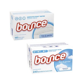 바운스 무향 건조기 시트 드라이시트 180개입/240개입 / bounce dematologist tested sheets 180/240ct, 240개입, 1개