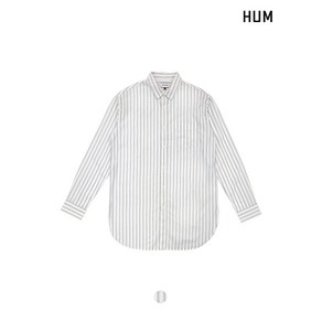 HUM 유니 50수평직 오버핏 변형ST 셔츠 FHMSCSL703M