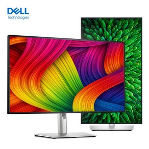 델 DELL 울트라샤프 27인치 4K UHD 피벗 SRGB 100% 120Hz 슬림베젤 피봇 SW 화면분할 IPS Black 모니터, U2725QE, 68.5cm
