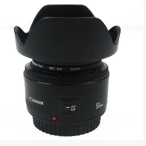 ES-62 II 카메라 렌즈 후드 캐논 렌즈 EF 50mm F/1.8 II ES 62II EOS 500d 550d 600d 650d 700d 100d, 1개