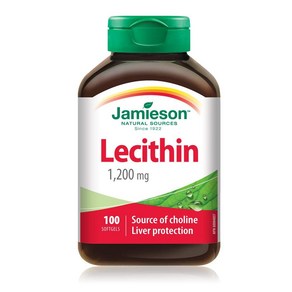 자미에슨 레시틴 1200mg 100정 Jamieson LECITHIN, 1개, 120g