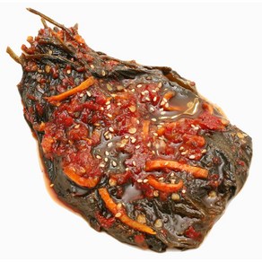 깻잎양념 1kg 4kg 완전 밥도둑 양념듬뿍깻잎, 1개