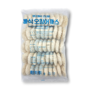 빠삭 오징어까스/업소용 대용량 오징어까스 2.5kg(50gx50개)