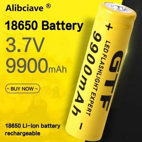 LED 손전등용 충전식 리튬 이온 배터리 토치 배터리 18650 배터리 3.7V 9900mAh 신제품, 10개