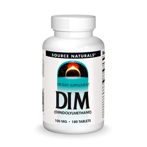 소스내츄럴스 딤 ( D.I.M Diindolylmethane ) 100 MG 180 정, 1개, 180정