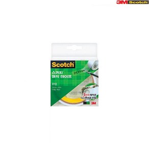 3M 스카치 매직테이프 810R 3인치코어리필 12mm X 20M