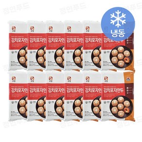 [정연푸드] 사조오양 김치 포자만두 (PC방 간식 야식 전자레인지 간편조리), 180g, 12개