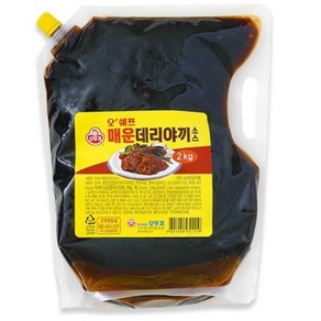 맛있는 매운 데리야끼소스 오뚜기 2k 업소용 식당용 식자재 소스 분말 양념, 1개, 2kg