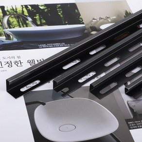 티타늄 직사각 몰딩 블랙 헤어라인 5X8 10 12 15mm 재료분리대 2.4M 코너비드, 5x12mm, 1개