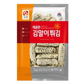 사조오양 매콤김말이 튀김 1kg, 3개