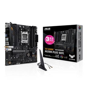 ASUS TUF GAMING A620M-PLUS WIFI STCOM 에이수스 컴퓨터 게이밍 PC 메인보드 AMD CPU추천 MainBoad