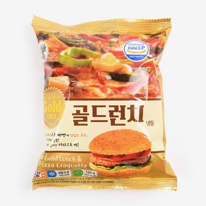 대신 골드런치버거 120g 10봉 매점빵 편의점햄버거, 10개