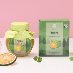 제주도 청귤차 200g 풋귤차