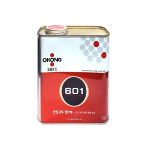 오공 601_1 공업용 산업용 합성 고무 가죽 본드 접착제 1kg 2개, 1세트