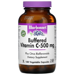 블루보넷 뉴트리션 버퍼드 비타민 C 500 mg 180 Vcaps, 1개, 180정