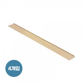 국산 가구 받침대 수평 높이 조절 패드 고임목 300x46x9mm 4개입, 1세트, 베이지(1575)