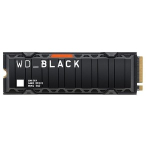 WD_BLACK 2TB SN850X NVMe 내장 게이밍 SSD 히트싱크 포함 (WDS200T2XHE), 방열판이 있는 SSD, 1개