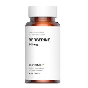 디어네이처 베르베린 Bebeine 500mg 90 정 베지캡슐, 1개, 90정