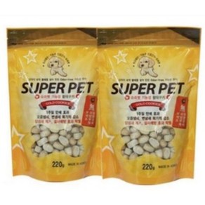 슈퍼펫 기능성 황태 쿠키 220g x 2봉, 2개