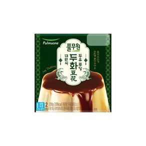 풀무원 두화 (대만식 두유푸딩) 2입 (200g) 어르신 아이 간식 온가족 간식, 200g, 3개