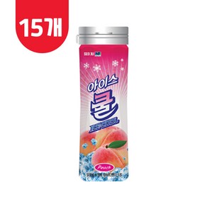 서주 아이스크림 아이스쿨 복숭아, 15개, 160ml