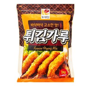 뚜레반 튀김가루, 1kg, 9개