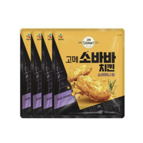 고메 소바바치킨 소이허니 윙, 300mg, 4개