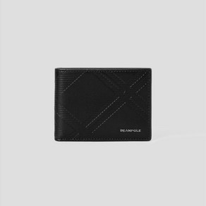 [빈폴ACC](BE51A3M445)사선 체크 미니지갑 - 블랙