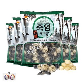 동아제과 죽염사탕(280g) x 5봉+자색옥춘사탕 20g 세트 번들 11호, 1.39kg, 1세트