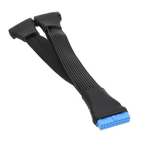 USB3.0 확장 케이블 컴퓨터 메인 보드 19pin/20pin male to fememal 1 ~ 2 개의 스플리터 커넥터, 1개