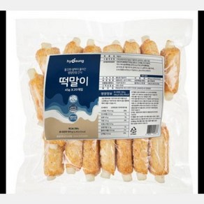 떡말이 효성어묵 900G, 1개, 단품