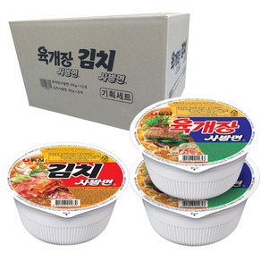 농심 육개장 사발면 86g + 김치사발면 86g, 18개