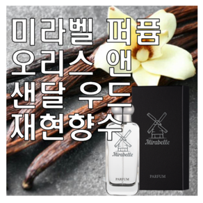 미라벨 오리스 앤 샌달 우드 향 오드퍼퓸, 1개, 30ml