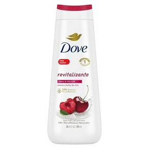 Dove 도브 리바이탈리잔테 체리 치아 밀크 바디 워시 591ml, 1개, 567g